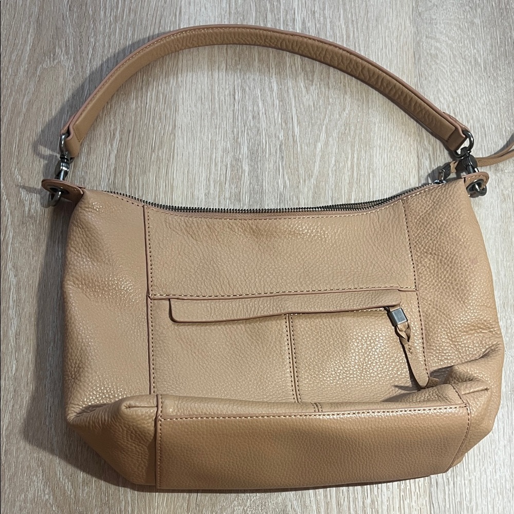 The Sak Tan Pebbled Leather Shoulder Bag - Picture 2 of 5